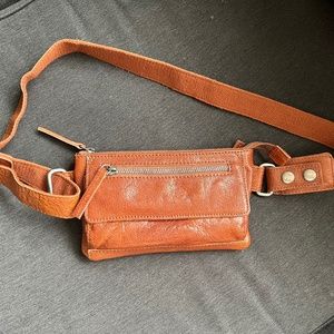Spikes & Sparrows leather crossbody or fanny pack bag